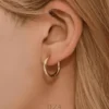 Anti-Tarnish Rose Gold Earrings for women Anti-Tarnish Rose Gold Earrings for women