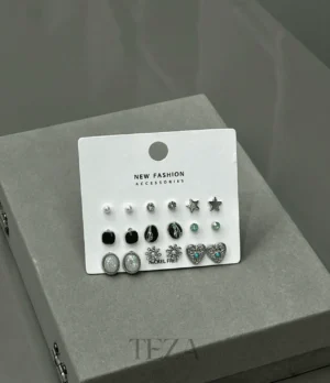 Dazzle Mix Studs & Earrings Combo Dazzle Mix Studs & Earrings Combo