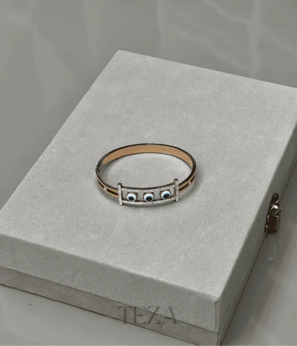 Evil Eye Rose Gold Bracelet for women