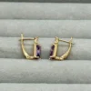 Purple Stud Earrings for womens Purple Stud Earrings for womens