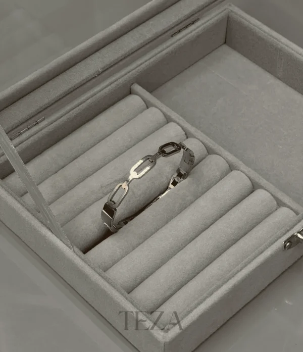 Rich Stainless Steel Rose Gold Bracelet