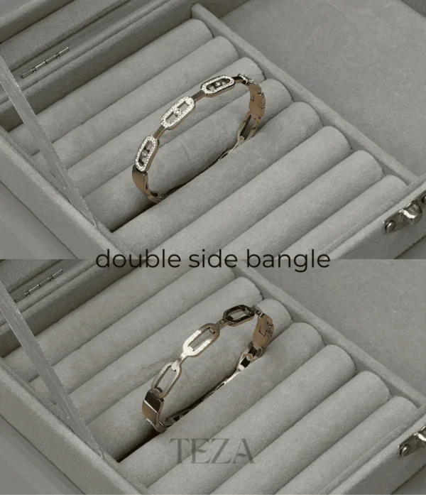 Rich Stainless Steel Rose-Gold Bracelet