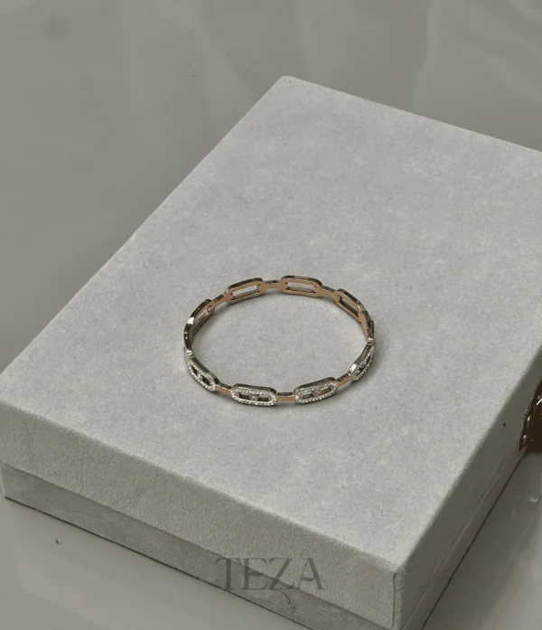 Rich Stainless Steel Rose-Gold Bracelet for girls