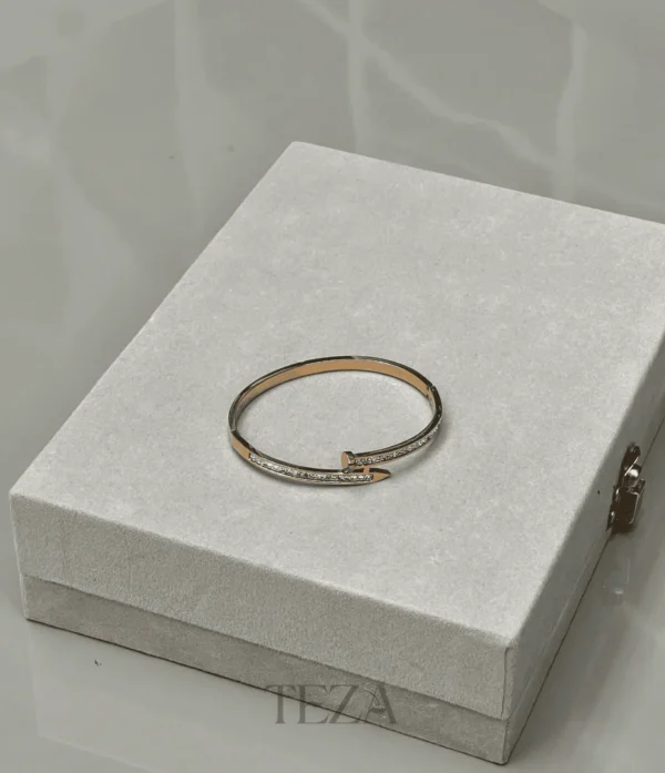 Stainless Steel Nail Bracelet for Women