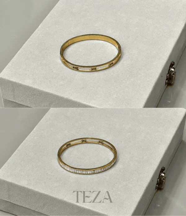 Trendy Rose Gold Bangles