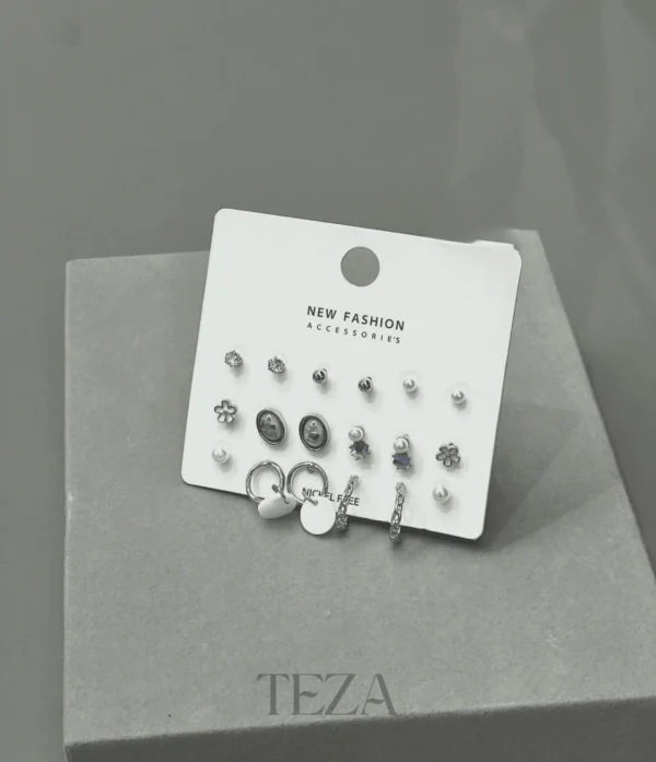 Western 9 Pair Combo Earrings Western 9 Pair Combo Earrings