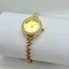 Women Gold Dial Analog Watch