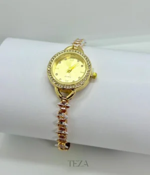 Women Gold Dial Analog Watch Women Gold Dial Analog Watch