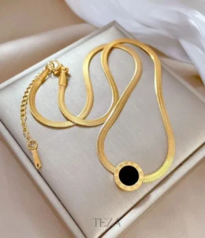 Black Stone Necklace for women Black Stone Necklace for women