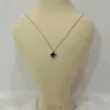 Black and white Clover Pendant Necklace for womens Black and white Clover Pendant Necklace for womens