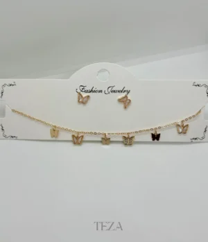 Butterfly Choker Necklace for Women Elegant Gold-Plated Fashion Jewelry Butterfly Choker Necklace for Women | Elegant Gold-Plated Fashion Jewelry