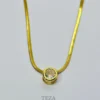 Circle Pendant Necklace Minimalist Stainless Steel Jewelry Circle Pendant Necklace Minimalist Stainless Steel Jewelry