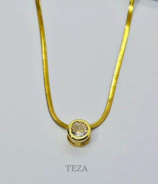 Circle Pendant Necklace Minimalist Stainless Steel Jewelry Circle Pendant Necklace Minimalist Stainless Steel Jewelry