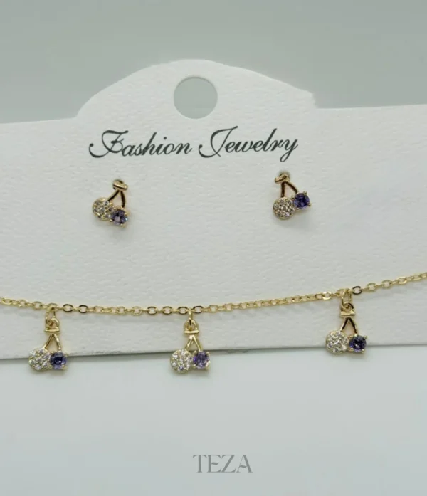 Lavender Stone Choker Necklace Lavender Stone Choker Necklace