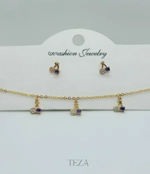 Lavender Stone Choker Necklace – Women’s Luxury Jewelry Lavender Stone Choker Necklace – Women’s Luxury Jewelry