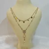 Layered Clover & Pearl Pendant Necklace for women Layered Clover & Pearl Pendant Necklace for women