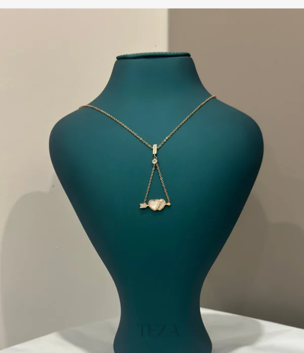 Rose Gold Heart Necklace for women Rose Gold Heart Necklace for women