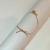 Stainless Steel Bow Bracelet – Dainty Adjustable Chain for women Stainless Steel Bow Bracelet – Dainty Adjustable Chain