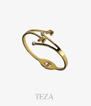 Stainless Steel Butterfly Bangles – Gold Open Cuff Bangles Stainless Steel Butterfly Bangles – Gold Open Cuff Bangles