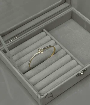 Stainless Steel Clover Bangle Bracelet Stainless Steel Clover Bangle Bracelet