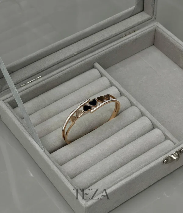 Stainless Steel Clover Bangle Bracelet FOR WOMEN