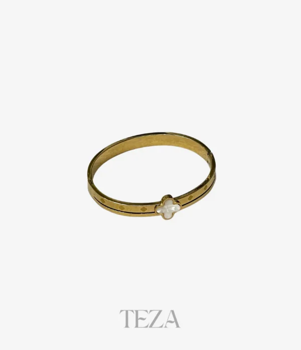 Stainless Steel Clover Bangle for women Stainless Steel Clover Bangle for women