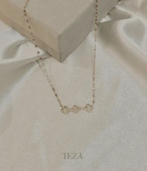 Stainless Steel Clover Pendant Necklace – Dainty Gold Chain Stainless Steel Clover Pendant Necklace – Dainty Gold Chain