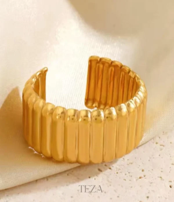 Stainless Steel Chunky Geometric Rings for women Stainless Steel Chunky Geometric Rings for women