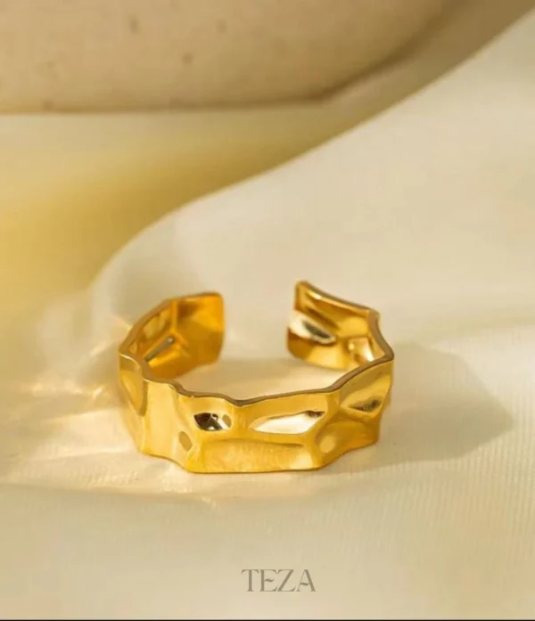 Trendy Irregular Statement Geometric Rings For Women Stainless Steel Jewelry Trendy Irregular Statement Geometric Rings For Women Stainless Steel Jewelry