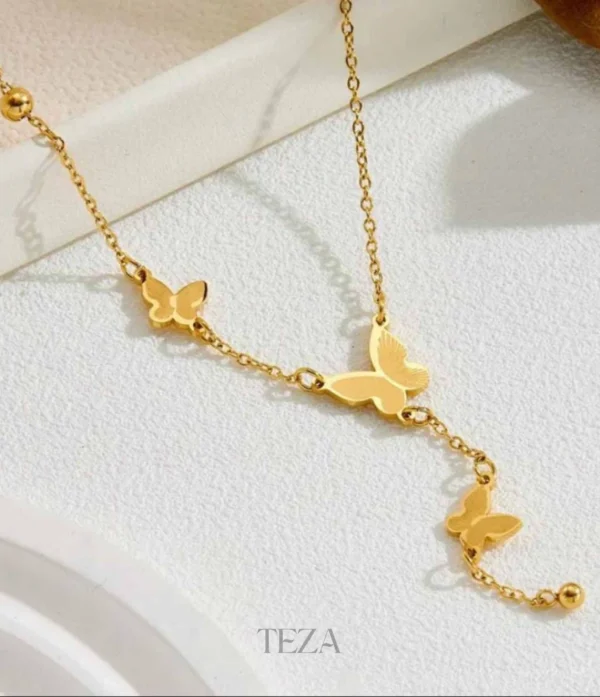 Butterfly Pendant Necklace 18K Gold Plated – Waterproof Fashion Jewelry for Women Butterfly Pendant Necklace 18K Gold Plated – Waterproof Fashion Jewelry for Women