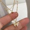 Butterfly Stylish Way Pendant Necklace for Girls & Women