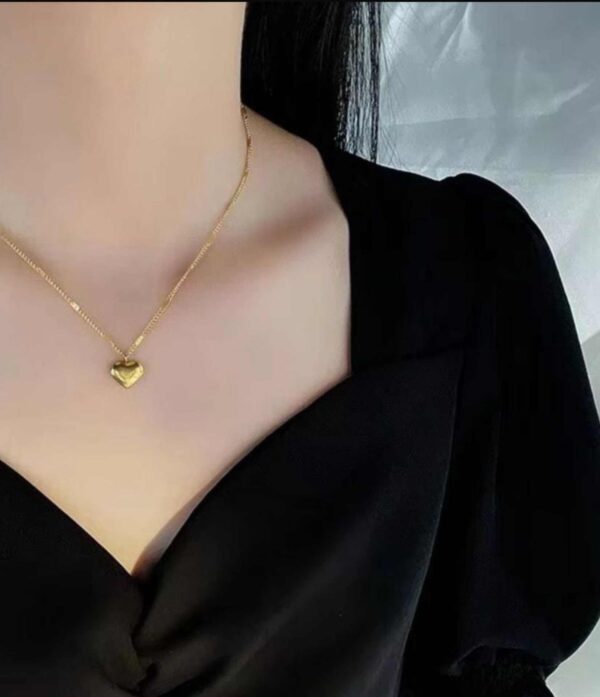 Gold Plated Heart Pendant Necklace Gold Plated Heart Pendant Necklace