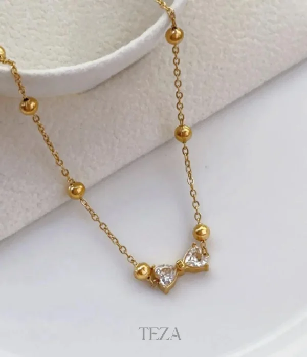 Diamond Bow Pendant Gold-Plated Anti-Tarnish Chain for Women – ₹199 Jewelry Diamond Bow Pendant Gold-Plated Anti-Tarnish Chain for Women – ₹199 Jewelry