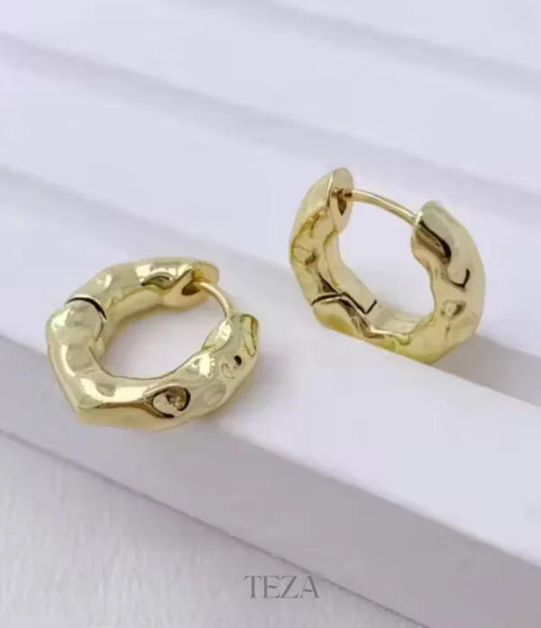 Premium Quality 18K Gold Plated Irregular Circle Earrings Hoop Bali Pack Premium Quality 18K Gold Plated Irregular Circle Earrings Hoop Bali Pack | Trendy Women’s Jewelry