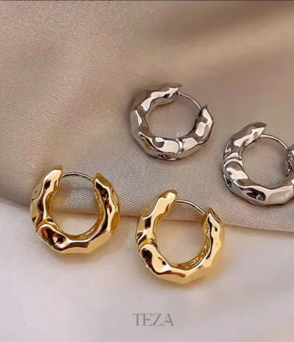 Premium Quality 18K Gold Plated Irregular Circle Earrings Hoop Bali Pack – Modern Women’s Fashion Jewelry Premium Quality 18K Gold Plated Irregular Circle Earrings Hoop Bali Pack – Modern Women’s Fashion Jewelry