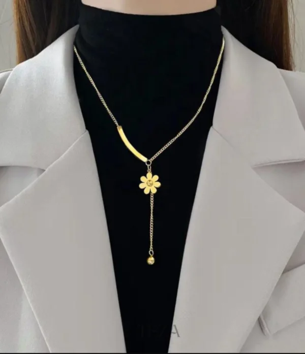 Unique Gift Pendant Necklace For Women's Beautiful Design Gold 24K Unique Gift Pendant Necklace For Women's Beautiful Design Gold 24K