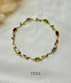 multicolor stone bracelet for women
