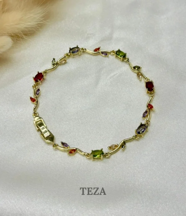 multicolor stone bracelet for women